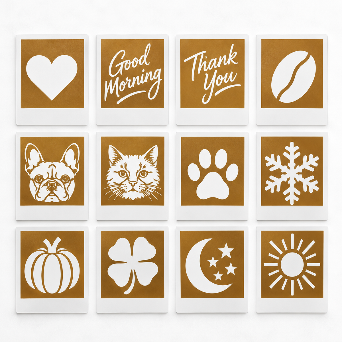 POURSY™ One-Touch Latte Art Printer + 4-Stencil Starter Set